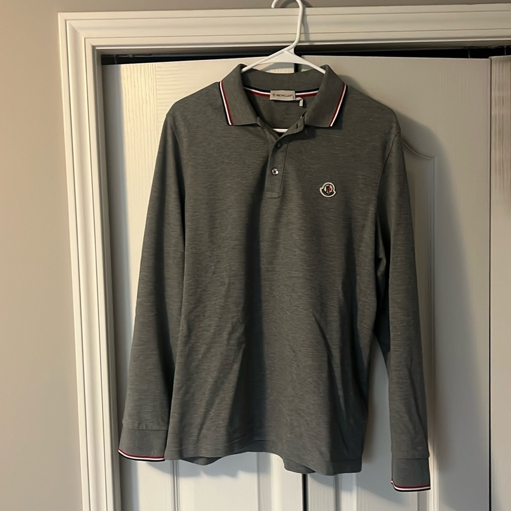Gently Used Moncler Long Sleeve Polo